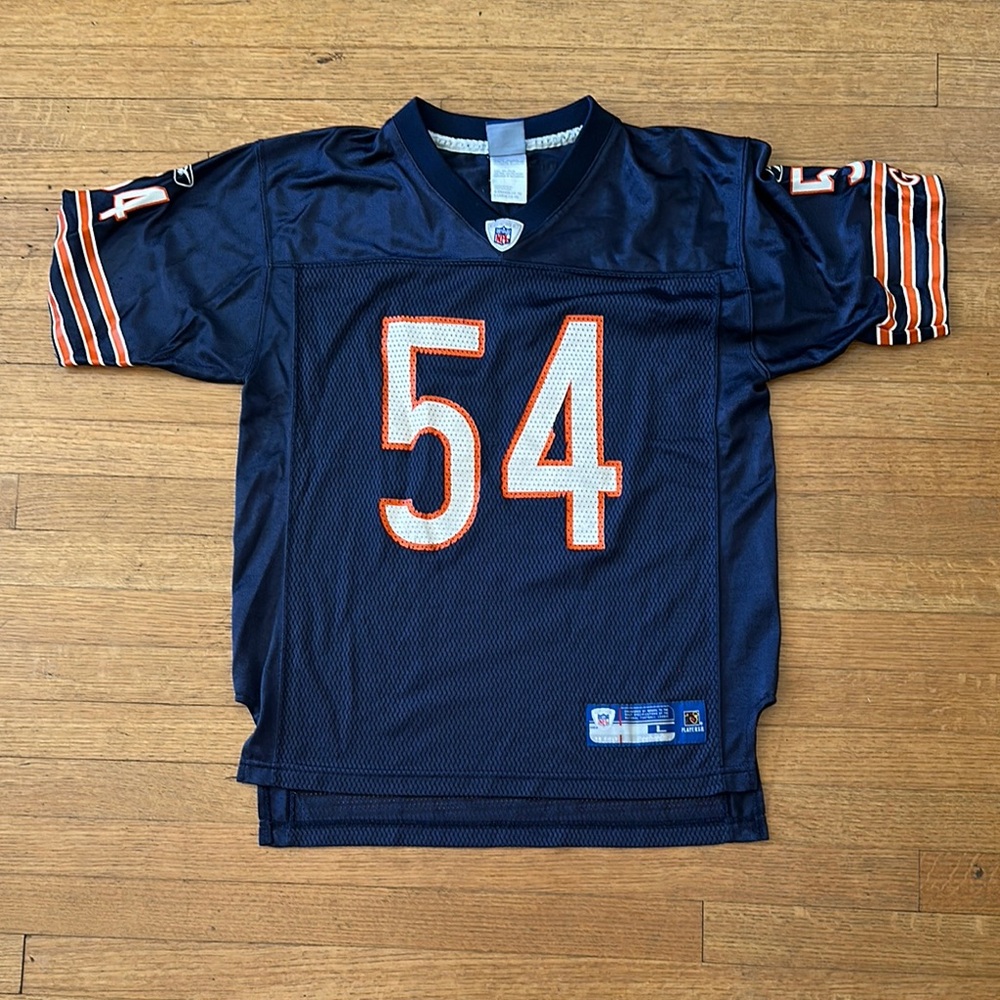 NFL Brian Urlacher Chicago Bears 54 jersey Reebok youth L, women’s S